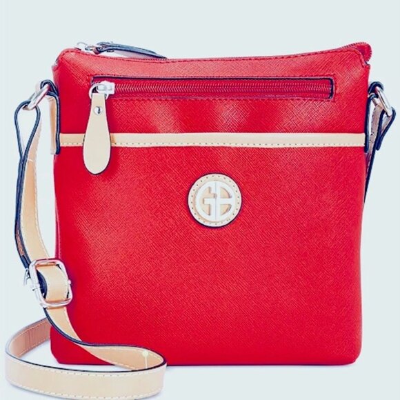 Giani Bernini Saffiano North South Crossbody Bag. NWOT - Picture 1 of 10